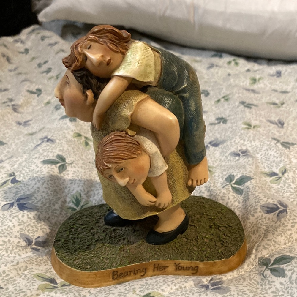The real people collection…”Bearing Her Young” 2001 figure .